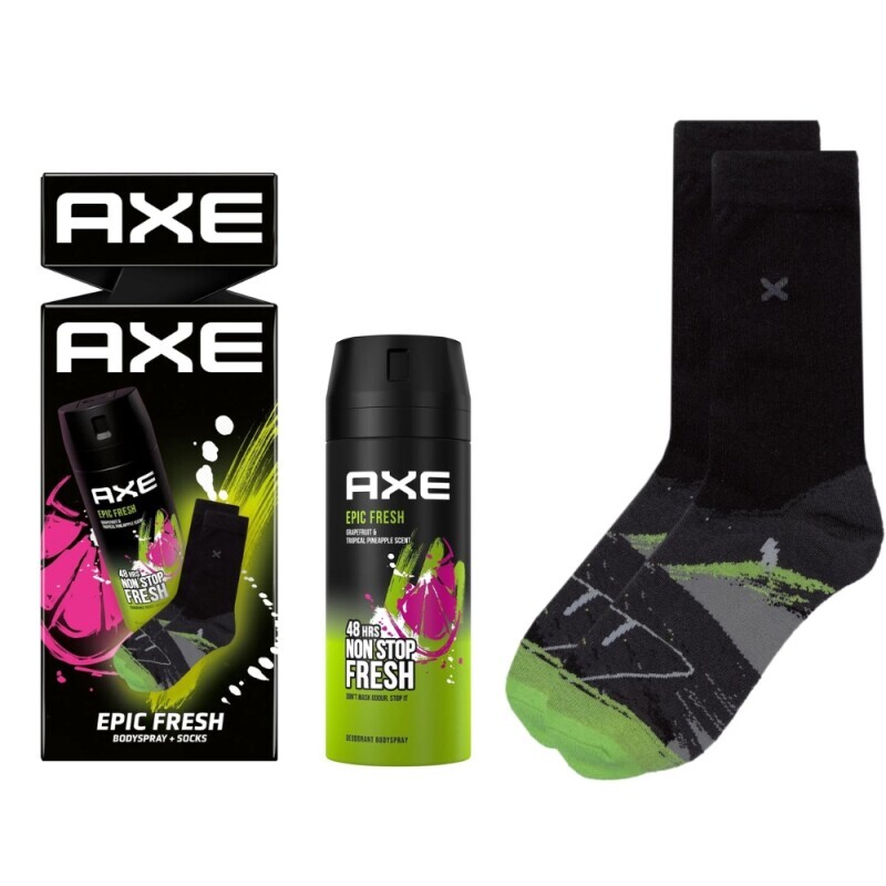 Axe Dár.sada M 250ml SG+150ml Deo+ Ponožky Epic (5/krt)