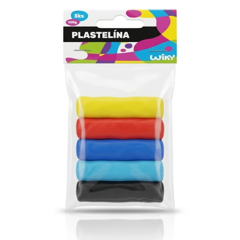 Plastelína 5*100g (24/bal 96/krt)