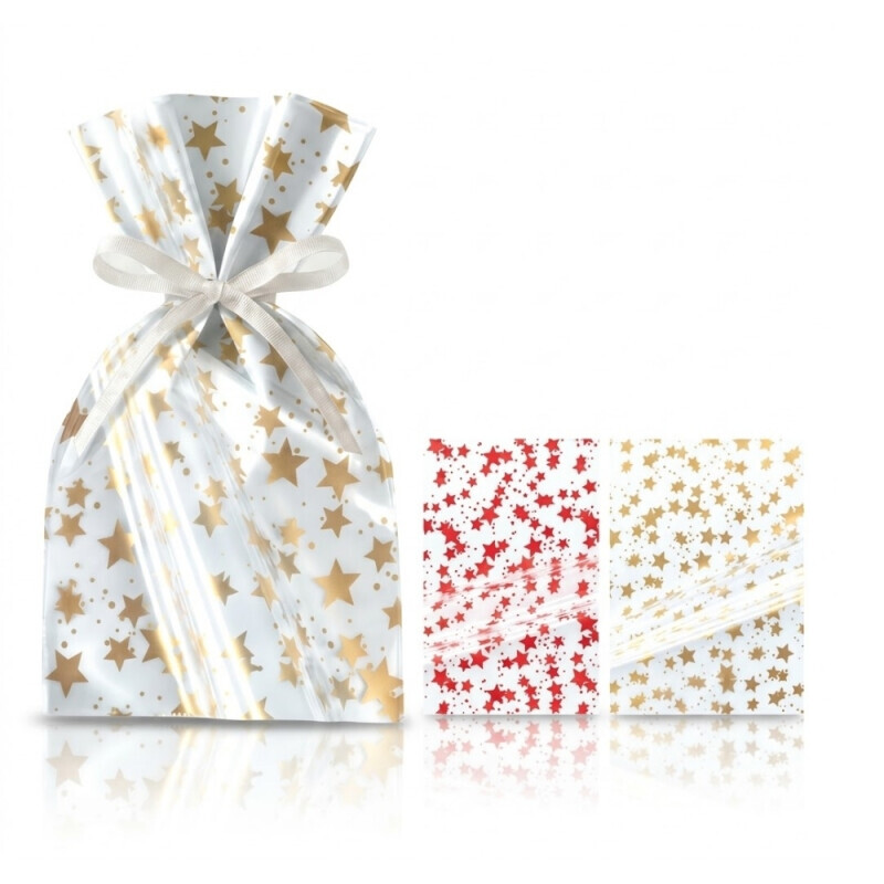 MFP vánoční sáček 20*32cm Starry (100/krt)