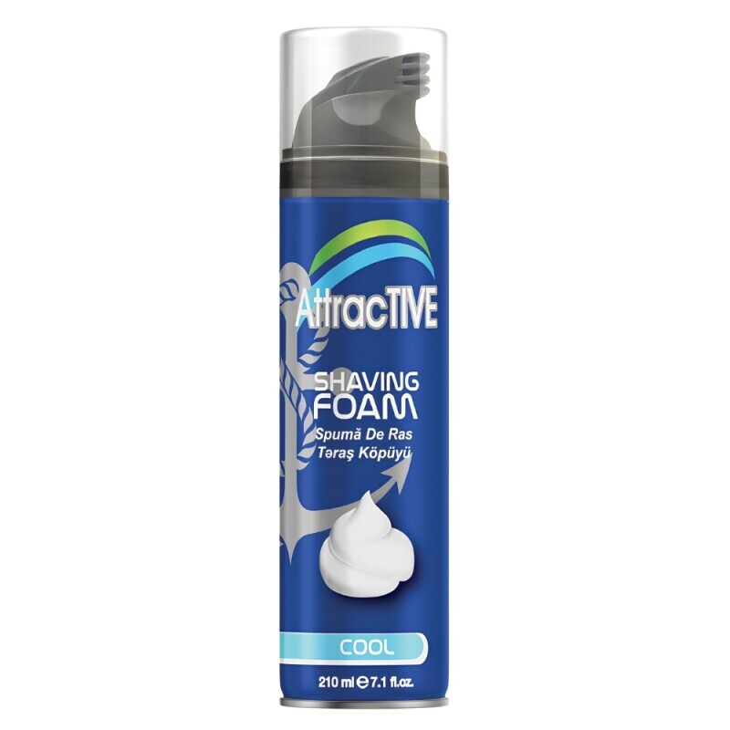 Attractive 210ml Pěna na holení Cool (24/krt)