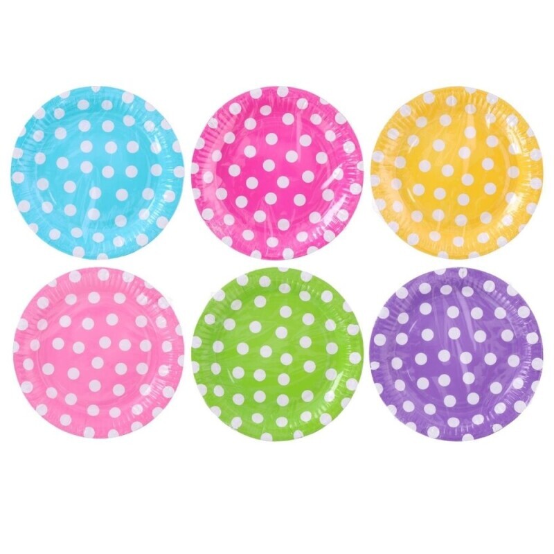 Talíř papírový 18cm 6ks (36/krt)