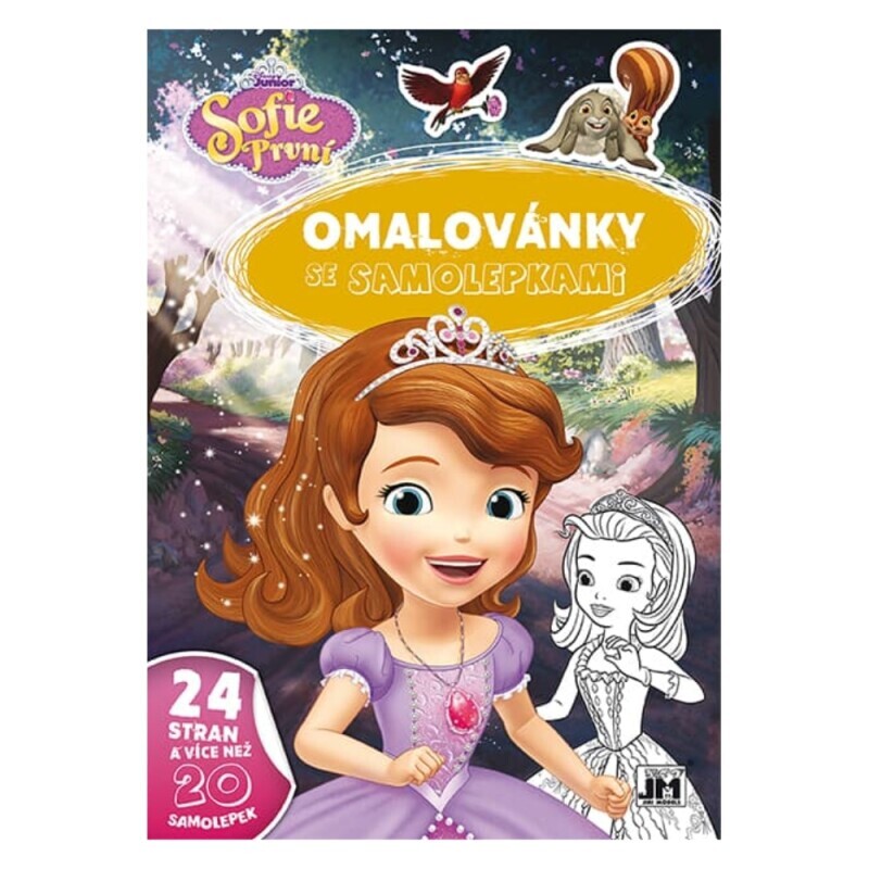 Omalovánky A4 se samolepkami Sofie (100/krt)