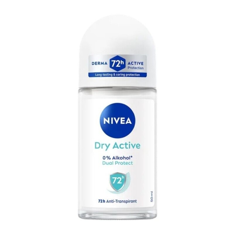 Nivea 50ml Roll-On F AP Dry Active N (6/krt)