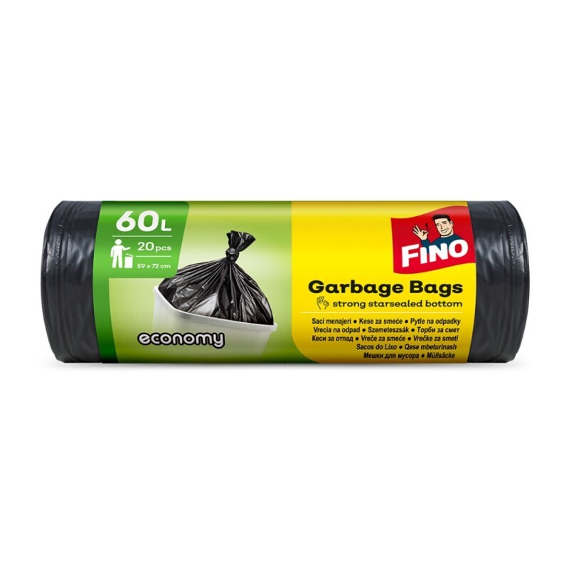 Fino Sáčky Do Koše Economy 60L/20Ks (35/krt)