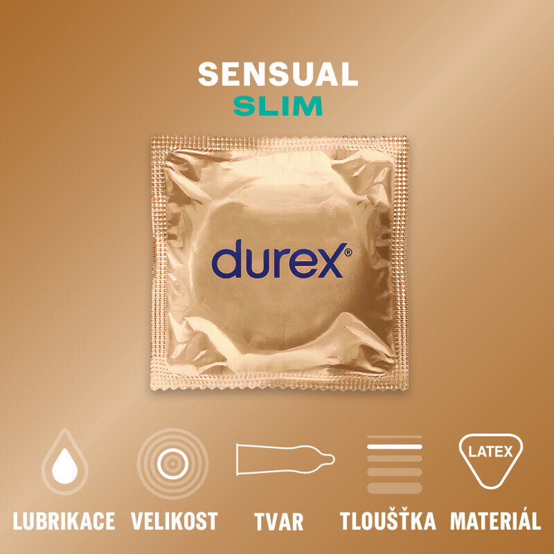Durex Kondom 3ks Sensual Slim (24/bal 288/krt)