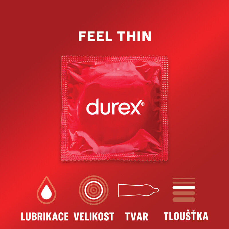Durex Kondom 3ks Feel Thin Classic (24/bal 288/krt)