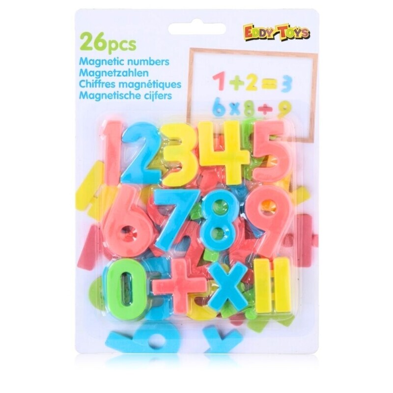 Eddie Toys Magnet čísla 26ks(24/krt)