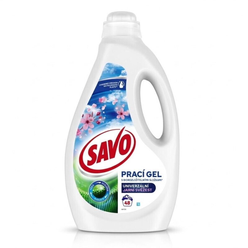 Savo Prací Gel 2.4l Jarní Svěžest (3/krt)