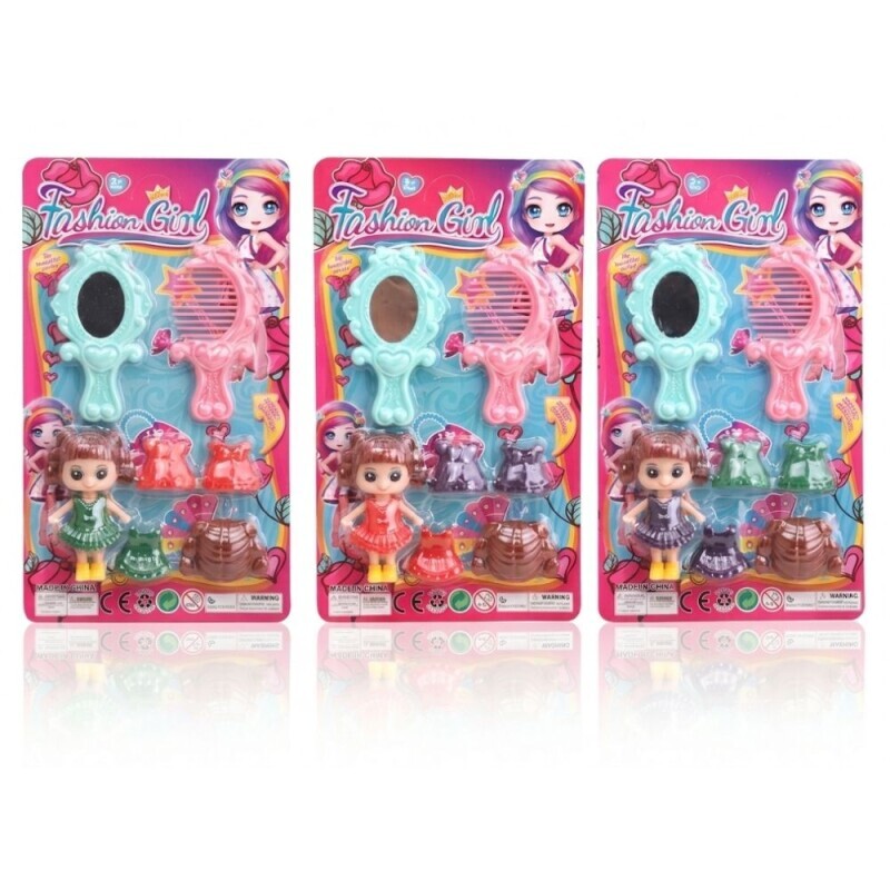 Sada s panenkou Fashion Girl (240/bal 480/krt)