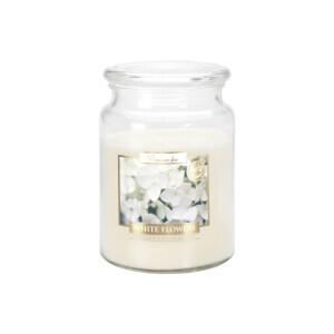 Bispol Svíčka v dóze SND99/500g White Flowers (6/krt)