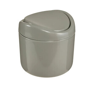 Odpadkový koš ø 14 x13 1,3L šedá (6/krt)