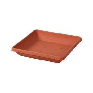 Miska pod květináč Quattro 20*20cm terakota (6/krt)