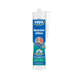 Ceys Silikon Neutralní 280ml bílý (15/krt)