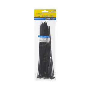 Stahovací pásky Black 3,6*250 50ks (12/bal 408/krt)