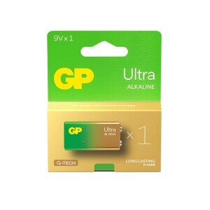 GP baterie alkalická Ultra 9V/6LR61 1ks BL (10/bal 80/krt)