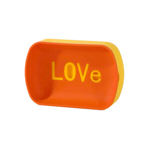 Mýdlenka plast Love 13*8,5cm (4/bal 240/krt)