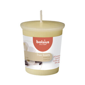 Bolsius Svíčka Round 53/45 mm True Scents Vanilla(24/krt)
