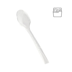 Lžíce plast PP 18cm/10ks Transp. (130/krt)