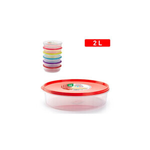P.Forte Dóza plast Omelette kul. 2L Color  (6/bal)