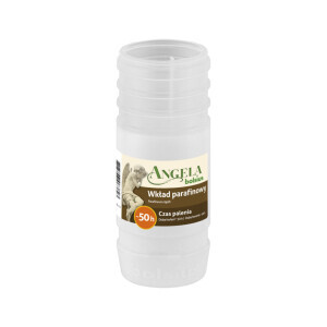 Bolsius Svíčka hřbitovní parafínová Angela 50h White (20/bal)