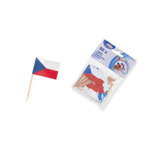 Party vlaječka "CZ" 50*70mm (200/krt)