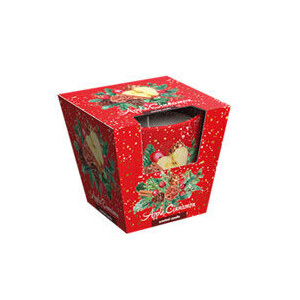 Santo 115g svíčka ve skle Christmas Apple&Orange Cinnamon Mix (6/krt)