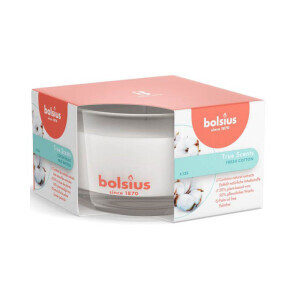 Bolsius Svíčka ve skle 63/90mm True Scents Fresh Cotton (6/krt)