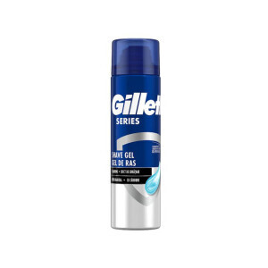 Gillette 200ml Gel na holení Series Ultra Cleansing with Charcoal (6/bal)