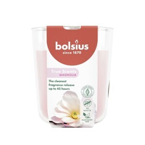 Bolsius Svíčka ve skle 97/85mm True Scents Magnolia (4/krt)