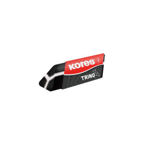 Kores Pryž Trino trojhranná černo-bílá (28/bal 896/krt) 