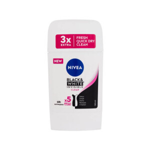 Nivea 50ml Stick New Invisible B&W Clear (5/bal 15/krt)