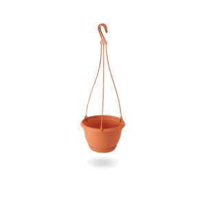 Květináč závěsný Agro 18cm+hák terakota (10/bal 120/krt)