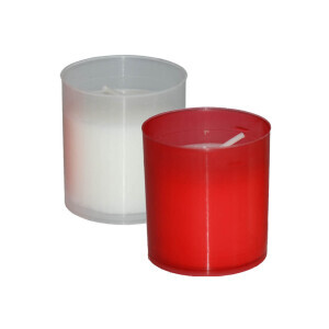 Admit Svíčka hřbitovní náplň WK30 10*30g RED/WHITE (30/bal)