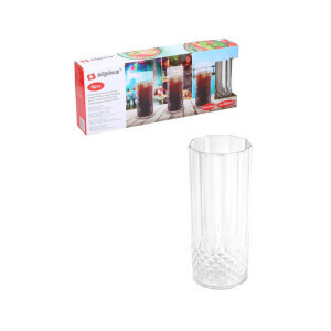 Alpina Sklenice dlouhé krystalový efekt  6x400ml (6/krt)