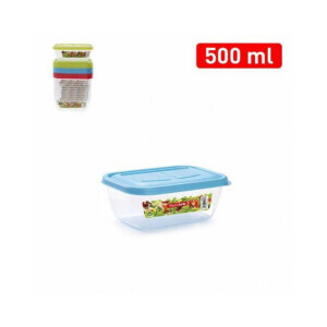 P.Forte Dóza plast Classic obdél.500ml Color (12/bal)