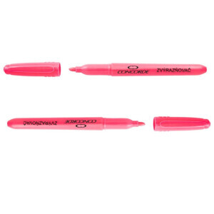 Concorde Zvýrazňovač zkosený hrot 1-4mm růžová (12/bal 144/krt)