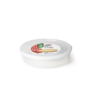 P.Forte Dóza plast Omelette kul. 2L Tran.  (6/bal)