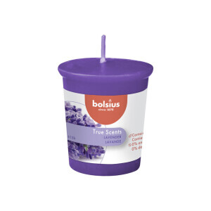 Bolsius Svíčka Round 53/45 mm True Scents Lavender(24/krt)