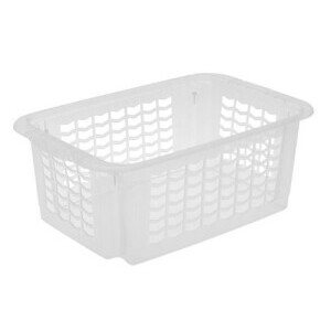 otočné stohovací koše 40x25x15 transp. (10/krt)