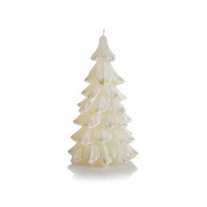 Bartek Svíčka Christmas Tree New 80/150 Ecru (12/krt)