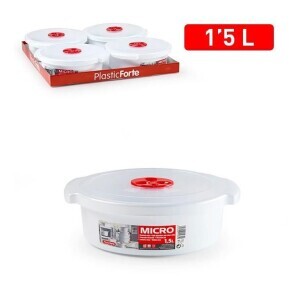 P.Forte Dóza plast do mikro.kul.1,5l (4/bal)
