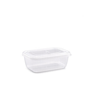 P.Forte Dóza plast Classic obdél.500ml Tran. (12/bal)