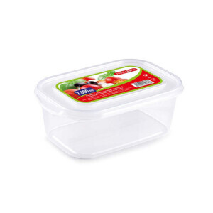 P.Forte Dóza plast Basic obdél.2l Tran. (12/bal)