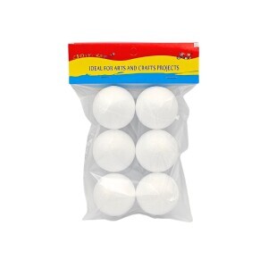 Koule polystyren 6*5cm (12/bal 360/krt)