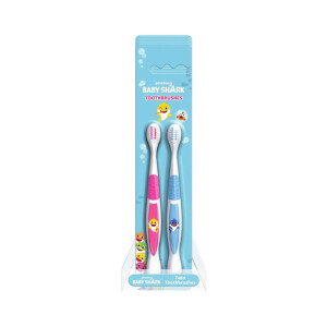 Kids Zubní kartáček set 2x Baby Shark N (12/krt)