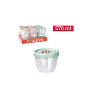P.Forte Dóza plast Viena kul. 570Ml VRM (12/bal)