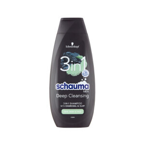 Schauma 400ml Šampon CZ M Charcoal&Clay (20/krt)