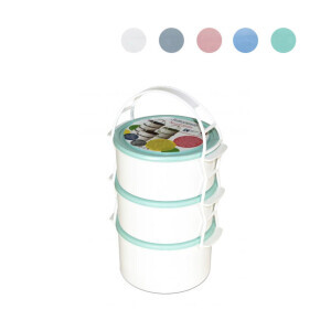 PP Jídlonosič plast 3patro 2*1l + 1*1,3l (10/krt)