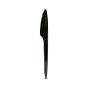 Nůž plast PP 18cm/10ks Black (180/krt)