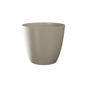 Květináč Ella lesh Ø21cm taupe (7/krt)